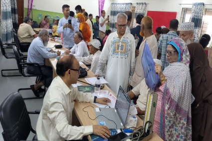 বাগেরহাটে বিনামূল্যে পাঁচ শ রোগীকে চিকিৎসা সেবা প্রদান